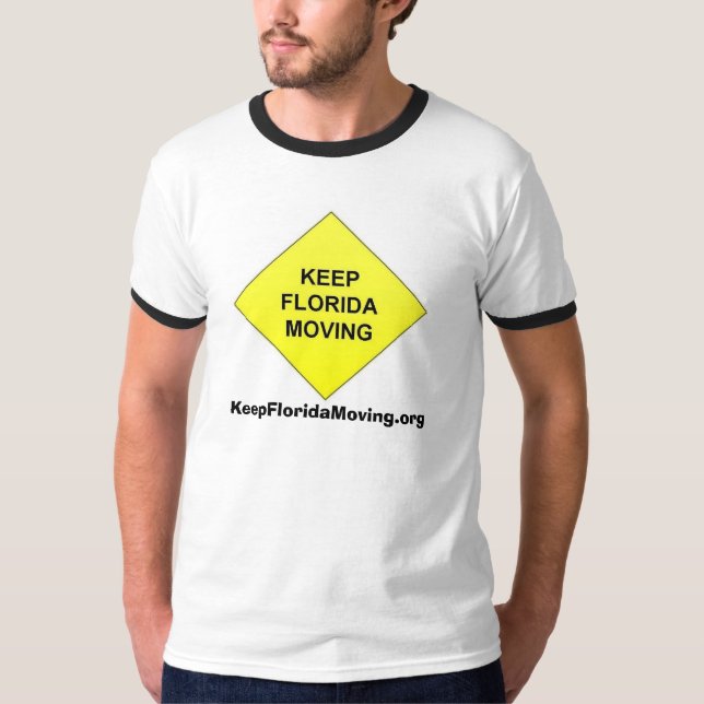 Behalten Sie Diamant-Verkehrsschild Floridas T-Shirt (Vorderseite)