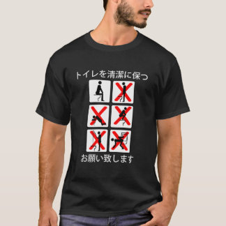 Behalten Sie die Toilette sauber T-Shirt