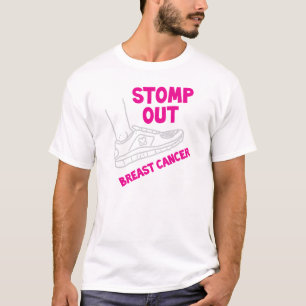 Behalten Sie einen Brust-, "heraus zu stampfen T-Shirt