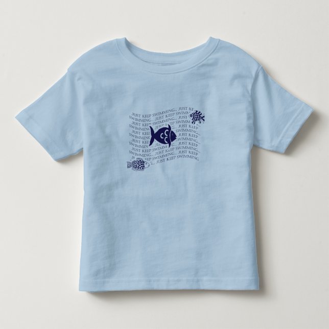 behalten Sie einfach Schwimmen Kleinkind T-shirt (Vorderseite)