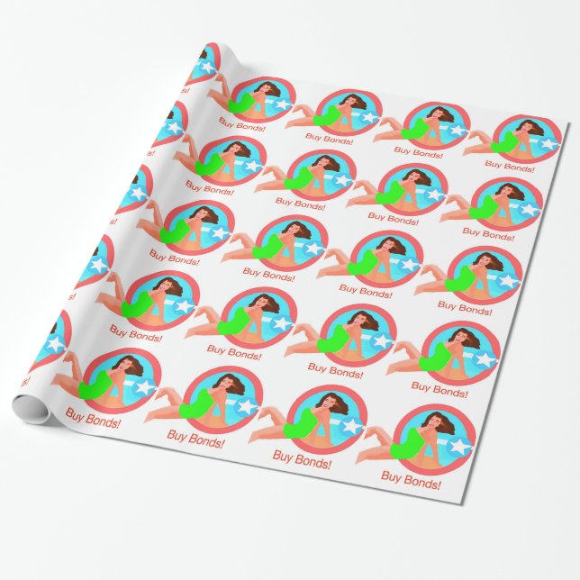 Behalten Sie EM-Fliegen Geschenkpapier (Ungerollt)