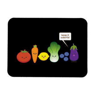 Behalten Sie es bunt (einfacher Entwurf) Magnet