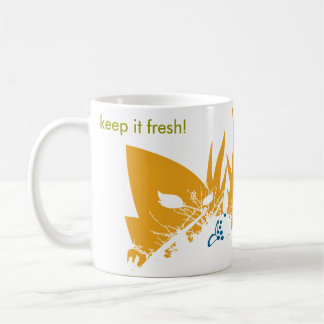 behalten Sie es frische große Tasse