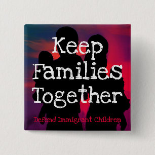 Behalten Sie Familien, zusammen Button zu knöpfen