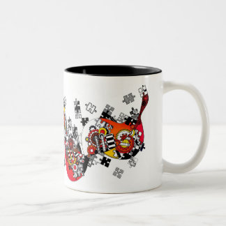 Behalten Sie Goin Zweifarbige Tasse