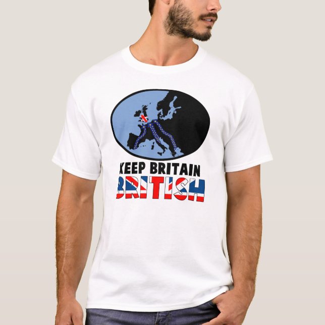 Behalten Sie Großbritannien britisch T-Shirt (Vorderseite)
