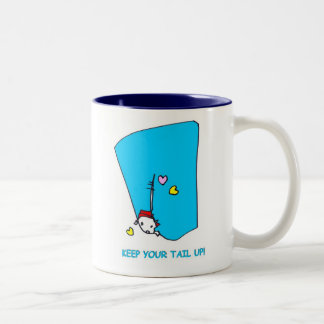 Behalten Sie Ihre Schwanz Oben-Tasse Zweifarbige Tasse