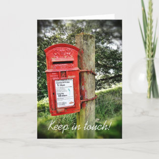 Behalten Sie in der Touch! Karte