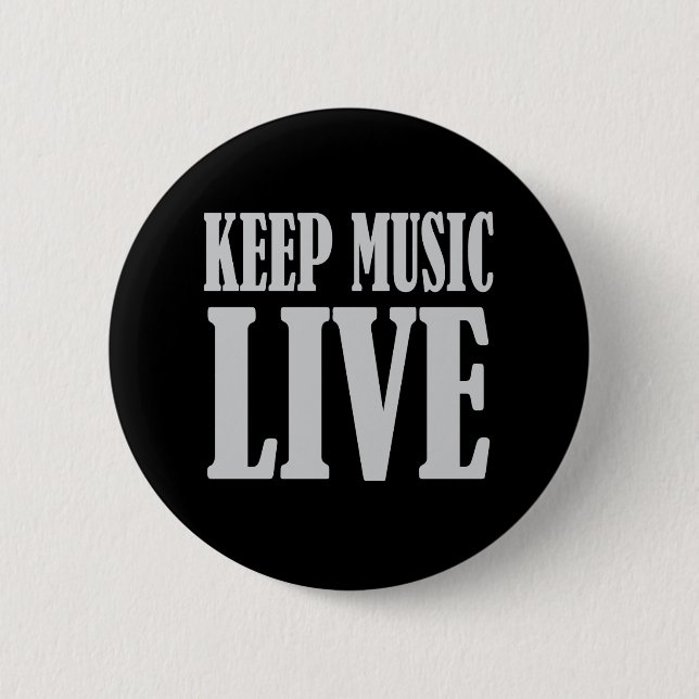 Behalten Sie Musik-Liveknopf Button (Vorderseite)