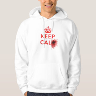 Behalten Sie Ruhe (Blut-Spritzer) - Hoodie