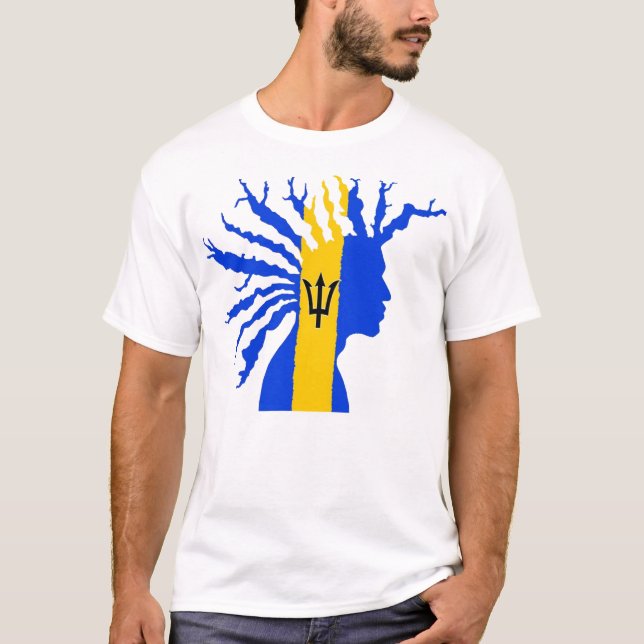 Behalten Sie Ruhe, die es ein Bajan tönt T - Shirt (Vorderseite)