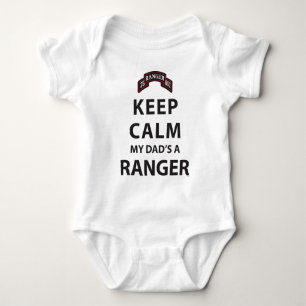 BEHALTEN SIE RUHE, DIE MEIN VATER EIN FÖRSTER IST BABY STRAMPLER