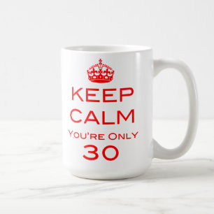 Behalten Sie Ruhe, die Sie die nur 30 Kaffeetasse