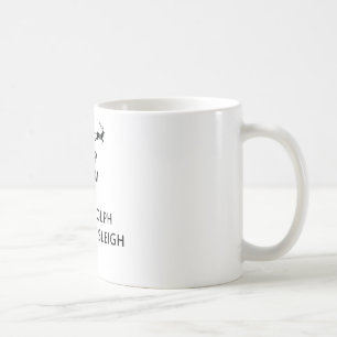 Behalten Sie Ruhe gelassenen Rudolph-FührerSleigh Kaffeetasse