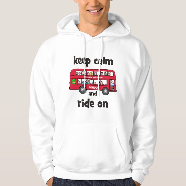 behalten Sie Ruhe Hoodie (Vorderseite)