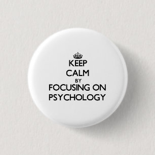 Behalten Sie Ruhe, indem Sie auf Psychologie sich Button