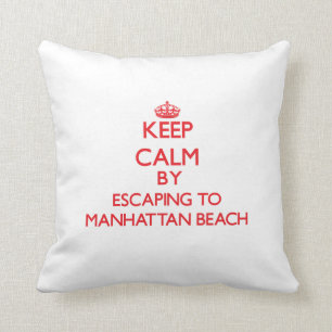Behalten Sie Ruhe, indem Sie zu Manhattan Beach Kissen