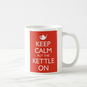 Behalten Sie Ruhe Kaffeetasse