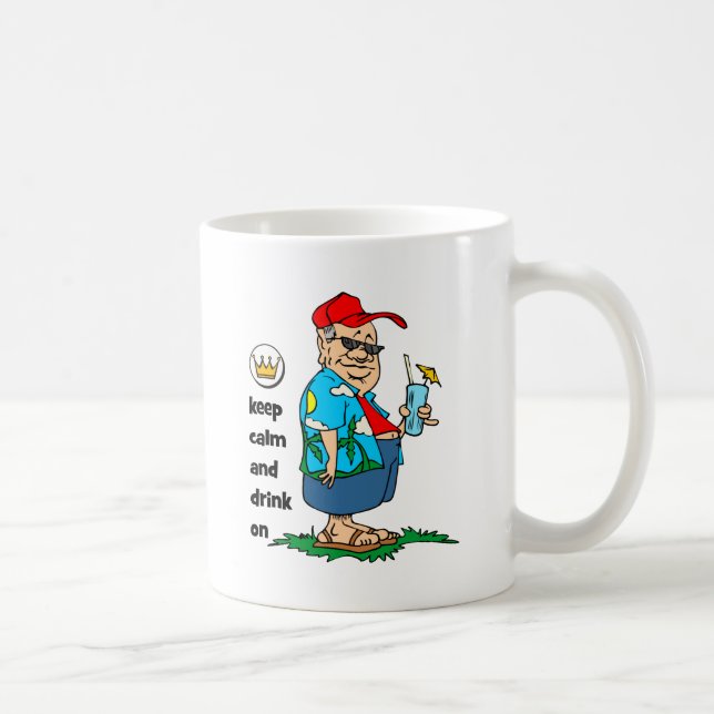 behalten Sie Ruhe Kaffeetasse (Rechts)