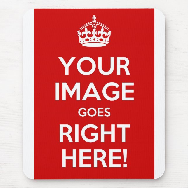 Behalten Sie Ruhe Mousepad (Vorne)