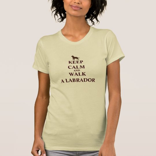 Behalten Sie Ruhe u. gehen Sie ein T - Shirt der