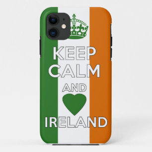 Behalten Sie Ruhe u. Liebe Irland Case-Mate iPhone Hülle