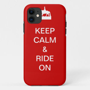 Behalten Sie Ruhe u. reiten Sie an Case-Mate iPhone Hülle