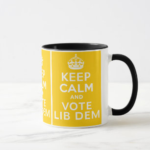 Behalten Sie Ruhe-und Abstimmungs-Lib Dem ~ Tasse