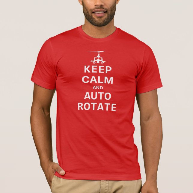 Behalten Sie Ruhe und Auto, den T - Shirt zu (Vorderseite)
