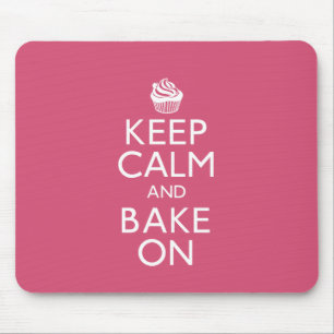 Behalten Sie Ruhe und backen Sie an Mousepad