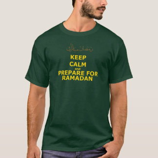 Behalten Sie Ruhe und bereiten Sie sich für T-Shirt
