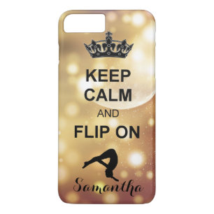 Behalten Sie Ruhe und drehen Sie auf stolpernde Case-Mate iPhone Hülle