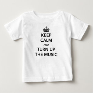 Behalten Sie Ruhe und drehen Sie sich herauf die Baby T-shirt