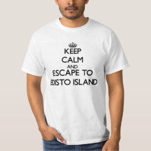Behalten Sie Ruhe und entgehen Sie zu Edisto Insel T-Shirt