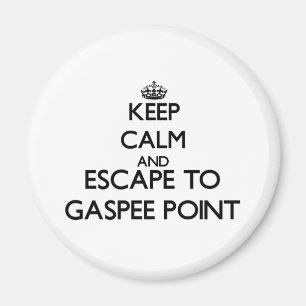 Behalten Sie Ruhe und entgehen Sie zu Gaspee Punkt Magnet