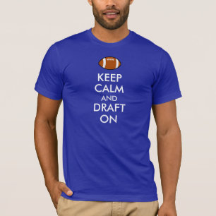 Behalten Sie Ruhe und Entwurf an T-Shirt