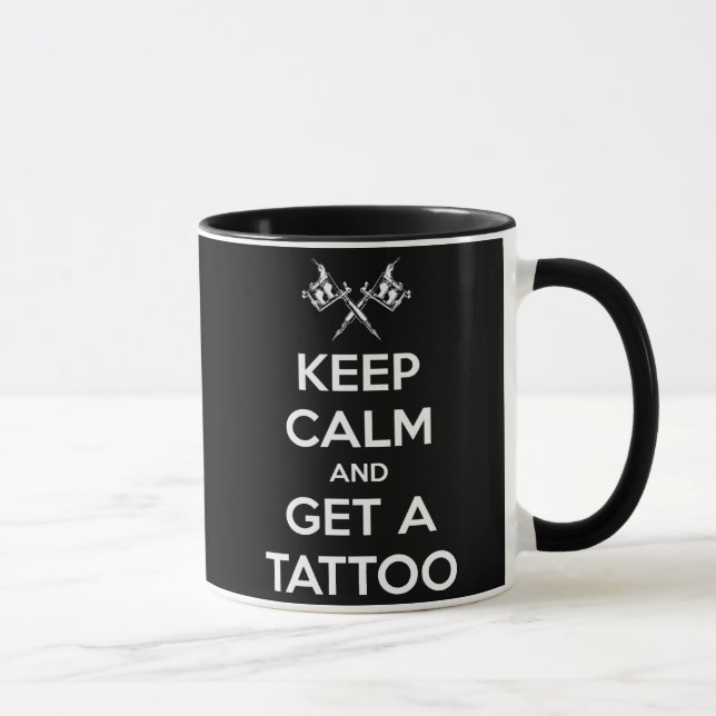 Behalten Sie Ruhe und erhalten Sie eine Tasse (Rechts)