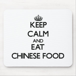 Behalten Sie Ruhe und essen Sie chinesische Mousepad