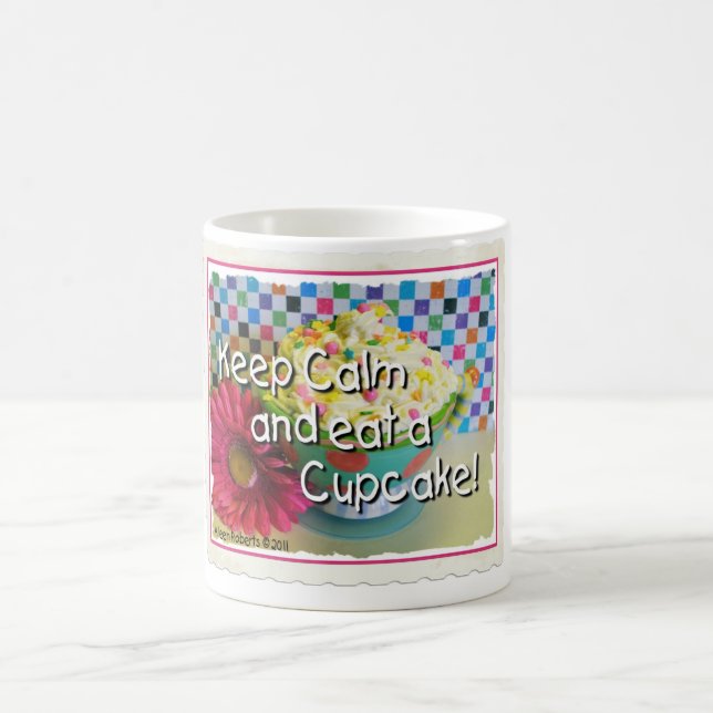 Behalten Sie Ruhe und essen Sie eine Kaffeetasse (Mittel)