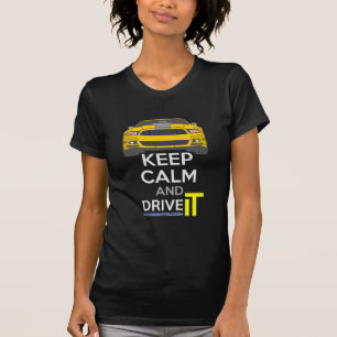 Behalten Sie Ruhe und fahren Sie SIE - Kabeljau. T-Shirt