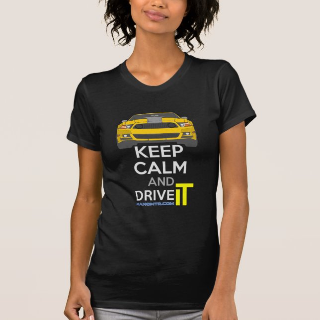 Behalten Sie Ruhe und fahren Sie SIE - Kabeljau. T-Shirt (Vorderseite)