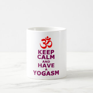 Behalten Sie Ruhe und haben Sie eine Kaffeetasse