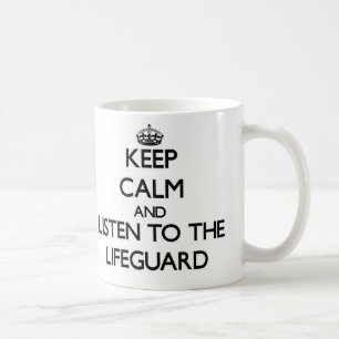 Behalten Sie Ruhe und hören Sie auf den Kaffeetasse