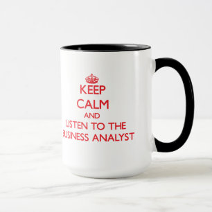 Behalten Sie Ruhe und hören Sie auf den Tasse