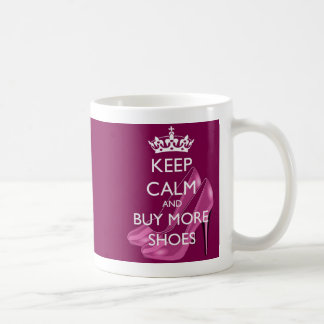 Behalten Sie Ruhe und kaufen Sie mehr Schuh-Tasse Kaffeetasse