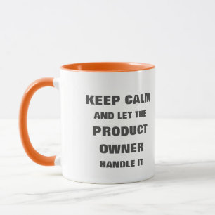 Behalten Sie Ruhe und lassen Sie den Tasse