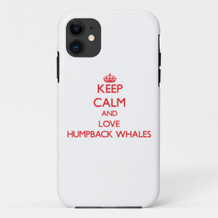 Behalten Sie Ruhe und Liebe Buckel-Wale Case-Mate iPhone Hülle