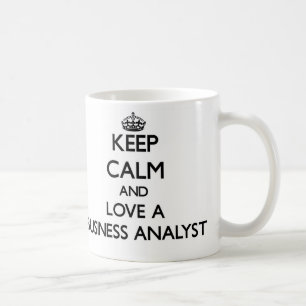 Behalten Sie Ruhe und Liebe ein Kaffeetasse