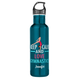 Behalten Sie Ruhe-und Liebe-Gymnastik Trinkflasche