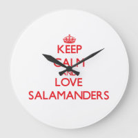 Behalten Sie Ruhe und Liebe Salamanders